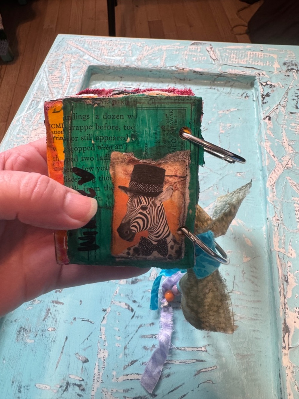 Songs of the Animal Soul Handmade Mixed Media Art Book Northern Michigan Artist - Picture 10 of 12
